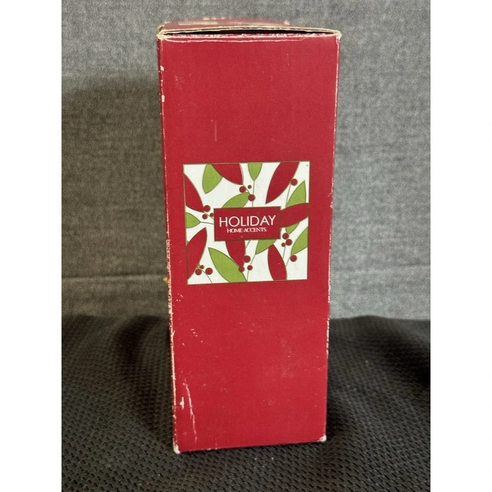 Vintage Home Accent 5in Blown Glass Babys 1st Christmas Rocking Horse Ornament‎